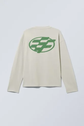 Tolles, kastenförmiges Langarmshirt mit Print – Erazer Dusty Mole Tolles, kastenförmiges Langarmshirt mit Print – Erazer Dusty Mole