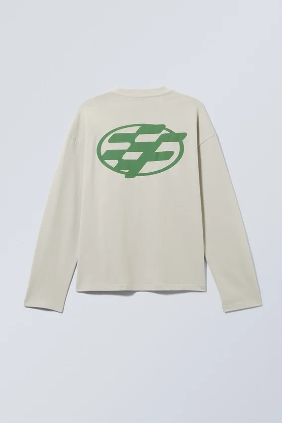 Tolles, kastenförmiges Langarmshirt mit Print – Erazer Dusty Mole Tolles, kastenförmiges Langarmshirt mit Print – Erazer Dusty Mole
