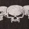 Tolles, kastenförmiges Langarmshirt mit Print – gewaschenes Schwarz – Totenkopf-Flamme Tolles, kastenförmiges Langarmshirt mit Print – gewaschenes Schwarz – Totenkopf-Flamme