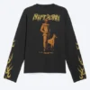Tolles, kastenförmiges Langarmshirt mit Print – Schwarz – Riftborn Tolles, kastenförmiges Langarmshirt mit Print – Schwarz – Riftborn
