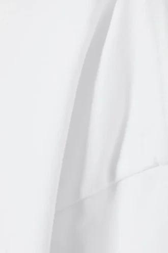 Tolles, kastenförmiges Langarmshirt – Weiß