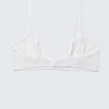 Transparenter Spitzen-Triangel-BH – Weiß Transparenter Spitzen-Triangel-BH – Weiß