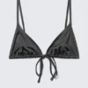 Triangel-Bikini-Oberteil – Dunkelgrau Triangel-Bikini-Oberteil – Dunkelgrau