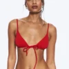 Triangel-Bikini-Oberteil – Leuchtend rot Triangel-Bikini-Oberteil – Leuchtend rot