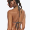 Triangel-Bikini-Oberteil mit Trägern – Staubiges Mittelblau Triangel-Bikini-Oberteil mit Trägern – Staubiges Mittelblau