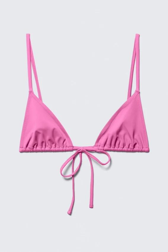 Triangel-Bikini-Oberteil – Rosa Triangel-Bikini-Oberteil – Rosa