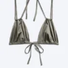 Triangel-Bikini-Oberteil – Staubgrau Triangel-Bikini-Oberteil – Staubgrau