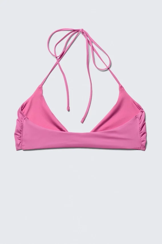 Turn Halter-Bikini-Oberteil – Rosa Turn Halter-Bikini-Oberteil – Rosa