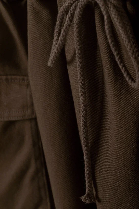 Utility-Twill-Minirock – Dunkelbraun Utility-Twill-Minirock – Dunkelbraun