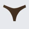 V-förmiger String-Bikini-Slip – Dunkelbraun V-förmiger String-Bikini-Slip – Dunkelbraun