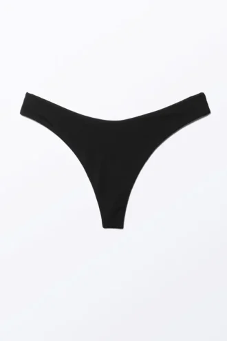 V-förmiger String-Bikini-Slip – Schwarz V-förmiger String-Bikini-Slip – Schwarz