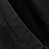 Washed Cotton Canvas Zip-Up Jacket – Washed Black Washed Cotton Canvas Zip-Up Jacket – Washed Black