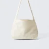 Weiche Canvas-Umhängetasche – Hellbeige Weiche Canvas-Umhängetasche – Hellbeige