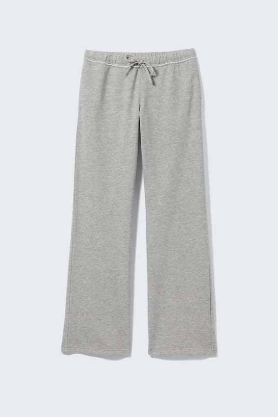 Weiche Pyjama-Hose aus Frottee – Grau meliert Weiche Pyjama-Hose aus Frottee – Grau meliert