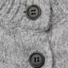 Weiche, schmal geschnittene Strickjacke aus Wollmischung – Grau meliert Weiche, schmal geschnittene Strickjacke aus Wollmischung – Grau meliert
