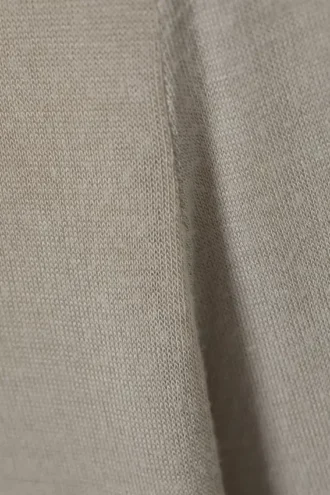 Weiches, transparentes Langarmshirt – Hellbraun
