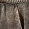 Weit geschnittene bedruckte Jogginghose – Khaki-Grün – Textured Forest