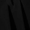 Weit geschnittene, plissierte Shorts – Schwarz
