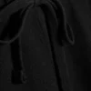Weite Lounge-Hose aus Baumwolle – Schwarz Weite Lounge-Hose aus Baumwolle – Schwarz