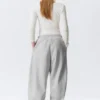 Weite, schwere Jogginghose – Grau meliert Weite, schwere Jogginghose – Grau meliert