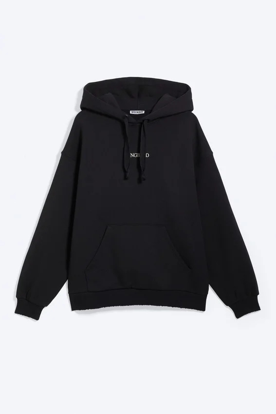 Yungblud Oversize-Kapuzenpullover mit Aufdruck – Off-Black Yungblud Oversize-Kapuzenpullover mit Aufdruck – Off-Black