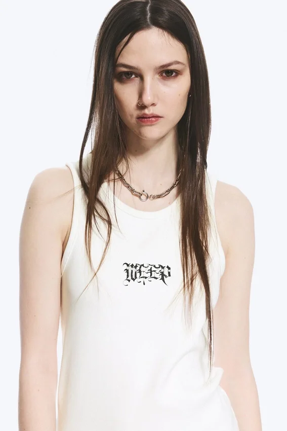 Yungblud Tanktop mit Aufdruck – Off-White Yungblud Tanktop mit Aufdruck – Off-White