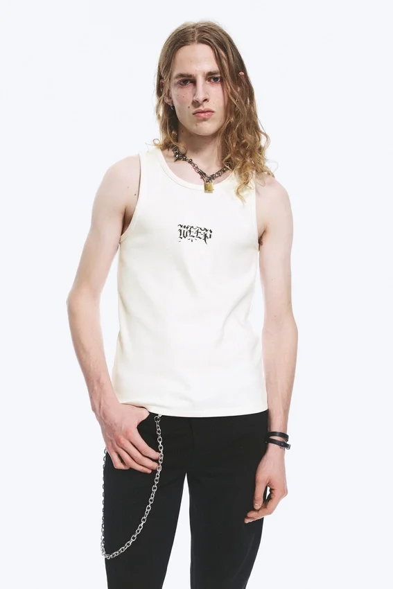 Yungblud Tanktop mit Aufdruck – Off-White Yungblud Tanktop mit Aufdruck – Off-White