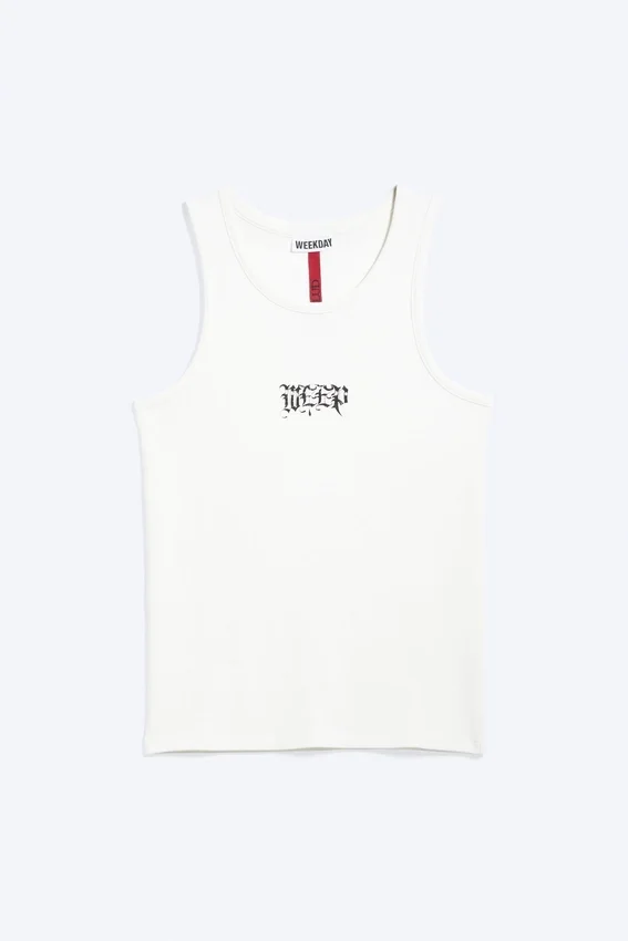 Yungblud Tanktop mit Aufdruck – Off-White Yungblud Tanktop mit Aufdruck – Off-White