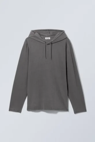 Zac Langarm-Kapuzenpullover – Dunkelgrau Zac Langarm-Kapuzenpullover – Dunkelgrau