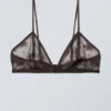 Zelda Lace Bralette – Dunkelbraun