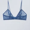 Zelda Spitzen-Bralette – Blau