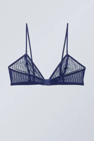 Zelda Spitzen-Bralette – Marineblau Zelda Spitzen-Bralette – Marineblau