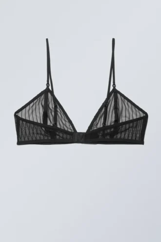 Zelda Spitzen-Bralette – Schwarzer Streifen Zelda Spitzen-Bralette – Schwarzer Streifen